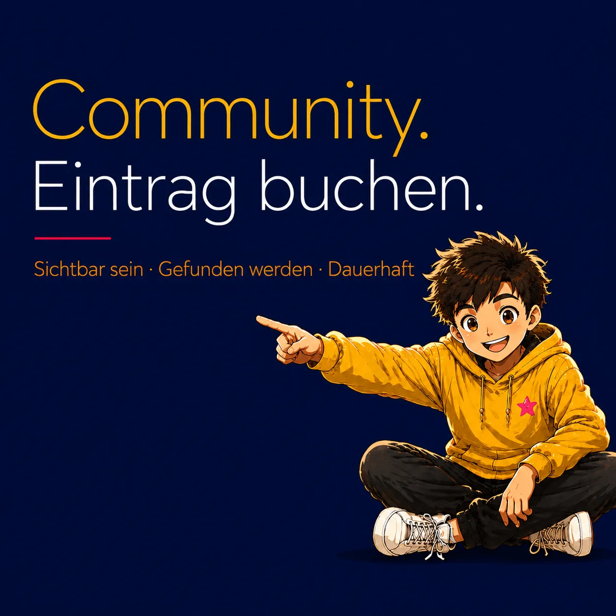 Empfehlungs-Marktplatz, Eintrag buchen, sichtbar sein und gefunden werden